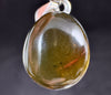 AMBER Crystal Pendant - Sterling Silver - Pendant Necklace, Fine Jewelry, Healing Crystals and Stones 53441-Throwin Stones