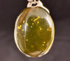 AMBER Crystal Pendant - Sterling Silver - Pendant Necklace, Fine Jewelry, Healing Crystals and Stones 53444-Throwin Stones