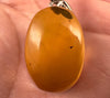 AMBER Crystal Pendant - Sterling Silver - Pendant Necklace, Fine Jewelry, Healing Crystals and Stones, 53446-Throwin Stones