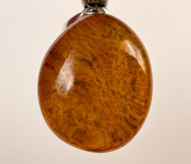 AMBER Crystal Pendant - Sterling Silver - Pendant Necklace, Fine Jewelry, Healing Crystals and Stones, 53448-Throwin Stones