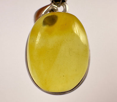 AMBER Pendant - AAA, Sterling Silver - Crystal Pendant, Fine Jewelry, Healing Crystals and Stones, 53422-Throwin Stones