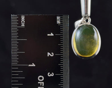AMBER Pendant - AAA, Sterling Silver - Crystal Pendant, Fine Jewelry, Healing Crystals and Stones, 53422-Throwin Stones