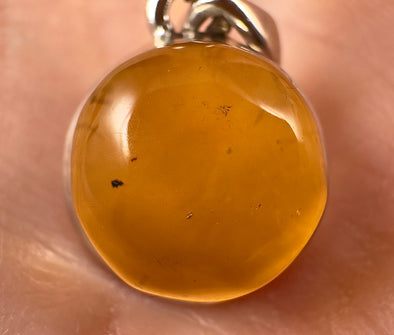 AMBER Pendant - AAA, Sterling Silver - Crystal Pendant, Fine Jewelry, Healing Crystals and Stones, 53428-Throwin Stones