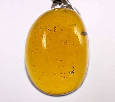 AMBER Pendant - AAA, Sterling Silver - Crystal Pendant, Fine Jewelry, Healing Crystals and Stones, 53431-Throwin Stones