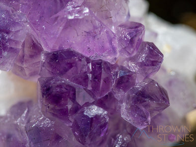 AMETHYST Raw Crystal Cluster - Birthstone, Unique Gift, Home Decor, Boho Decor, 39955-Throwin Stones