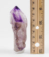 AMETHYST Scepter w Red HEMATITE Needles, Raw Crystal - Birthstone, Unique Gift, Home Decor, Boho Decor, 38603-Throwin Stones