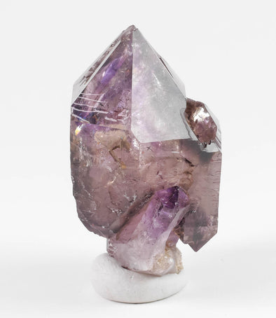 AMETHYST w Red HEMATITE Needles, Raw Crystal - Birthstone, Unique Gift, Home Decor, Boho Decor, 38598-Throwin Stones