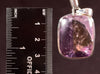 AMETRINE Crystal Pendant - Square - Authentic Polished Ametrine Sterling Silver Gemstone Pendant from Bolivia, 54102-Throwin Stones