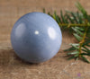 ANGELITE Crystal Sphere - Crystal Ball, Housewarming Gift, Home Decor, E0229-Throwin Stones