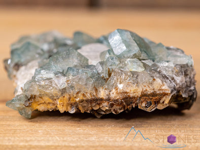 APATITE on FELDSPAR w MUSCOVITE Raw Crystal Cluster - Housewarming Gift, Home Decor, Raw Crystals and Stones, 40680-Throwin Stones