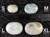 AQUAMARINE Crystal Palm Stone - Worry Stone, Self Care, Healing Crystals and Stones, E2076-Throwin Stones
