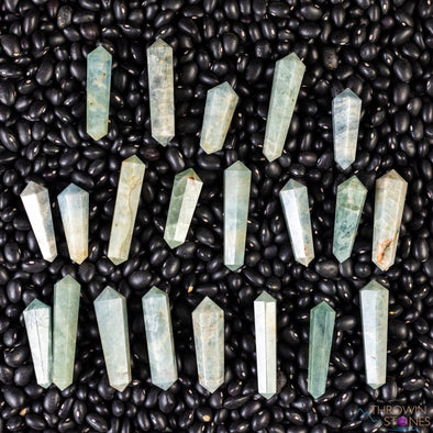 AQUAMARINE Crystal Point - Mini - Jewelry Making, Healing Crystals and Stones, E2075-Throwin Stones