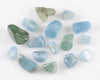 AQUAMARINE Tumbled Stones - Tumbled Crystals, Birthstone, Self Care, Healing Crystals and Stones, E0045-Throwin Stones