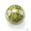 ASTERITE SERPENTINE Crystal Sphere - Crystal Ball, Housewarming Gift, Home Decor, E1202-Throwin Stones