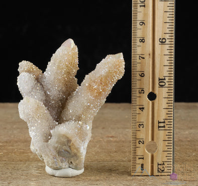 AURA QUARTZ Angel White - Rainbow Quartz Crystal, Crystal Cluster, Spirit Quartz, Crystal Decor, R0506-Throwin Stones