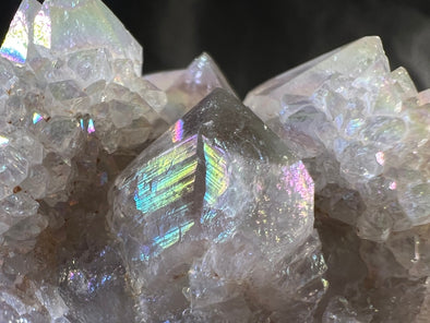 Angel AURA QUARTZ Crystal Cluster - Rainbow Quartz Crystal, Spirit Quartz Cluster, Crystal Decor, 51958-Throwin Stones