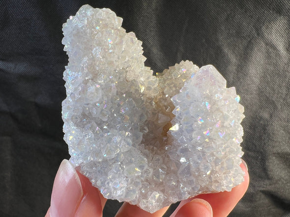 Angel AURA QUARTZ Crystal Cluster - Rainbow Quartz Crystal, Spirit Quartz Cluster, Crystal Decor, 51959-Throwin Stones