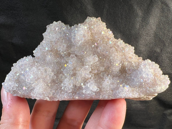 Angel AURA QUARTZ Crystal Cluster - Rainbow Quartz Crystal, Spirit Quartz Cluster, Crystal Decor, 51961-Throwin Stones