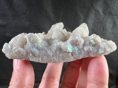Angel AURA QUARTZ Crystal Cluster - Rainbow Quartz Crystal, Spirit Quartz Cluster, Crystal Decor, 51967-Throwin Stones
