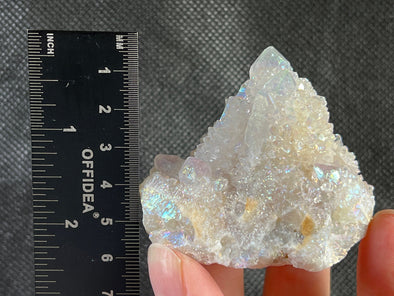 Angel AURA QUARTZ Crystal Cluster - Rainbow Quartz Crystal, Spirit Quartz Cluster, Crystal Decor, 51971-Throwin Stones