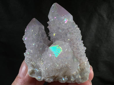 Angel AURA QUARTZ Crystal Cluster - Rainbow Quartz Crystal, Spirit Quartz Cluster, Crystal Decor, 51980-Throwin Stones