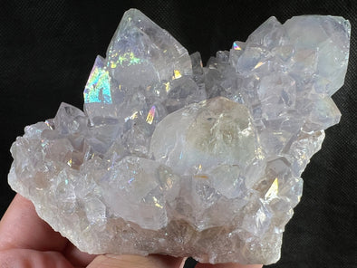Angel AURA QUARTZ Crystal Cluster - Rainbow Quartz Crystal, Spirit Quartz Cluster, Crystal Decor, 51982-Throwin Stones