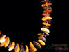 BALTIC AMBER Necklace - Amber Necklace Genuine Baltic Amber Orange Yellow, 40080-Throwin Stones