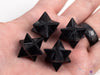 BLACK TOURMALINE Crystal Merkaba - Irregular - Metaphysical Sacred Geometry Star, Unique Gift for Home Decor, E2167-Throwin Stones