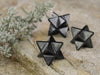 BLACK TOURMALINE Crystal Merkaba - Metaphysical Sacred Geometry Star, EMF and Empath Protection, Unique Gift for Home Decor, E0233-Throwin Stones