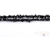 BLACK TOURMALINE Crystal Necklace - Chip Beads - Long Crystal Necklace, Beaded Necklace, Handmade Jewelry, E0817-Throwin Stones
