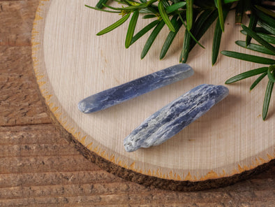 BLUE KYANITE Crystals - Tumbled Healing Stones, Self Care Gift, E0012-Throwin Stones