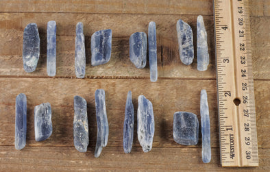 BLUE KYANITE Crystals - Tumbled Healing Stones, Self Care Gift, E0012-Throwin Stones