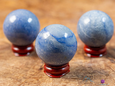 Blue AVENTURINE Crystal Sphere - Crystal Ball, Housewarming Gift, Home Decor, E0291-Throwin Stones