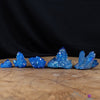 Blue FLAME AURA QUARTZ Crystal Cluster - Rainbow Quartz Crystal, Spirit Quartz Cluster, Crystal Decor, E2134-Throwin Stones