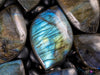 Blue LABRADORITE Crystal Pendant or Cabochon - Handmade Jewelry Making, Healing Crystals and Stones, E0656-Throwin Stones