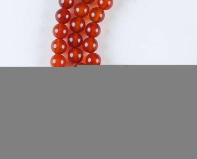 CARNELIAN Crystal Necklace, Mala - Meditation Jewelry, Beaded Necklace, Healing Crystals and Stones, E0119-Throwin Stones