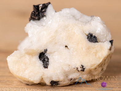 CASSITERITE on ALBITE Raw Crystal Cluster - Housewarming Gift, Home Decor, Raw Crystals and Stones, 40655-Throwin Stones