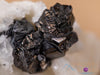 CASSITERITE on ALBITE Raw Crystal Cluster - Housewarming Gift, Home Decor, Raw Crystals and Stones, 40655-Throwin Stones