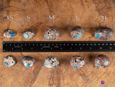 CAVANSITE Tumbled Stones - Natural Polished Crystals, Chakra Rocks, Self Care, E0219-Throwin Stones