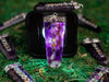 CHAKRA & AMETHYST Crystal Pendant - Crystal Points, Birthstone, Handmade Jewelry, Chakra Necklace for Women, E0892-Throwin Stones