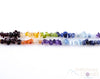 CHAKRA Crystal Necklace - Chip Beads - Long Crystal Necklace, Beaded Necklace, Handmade Jewelry, E0810-Throwin Stones
