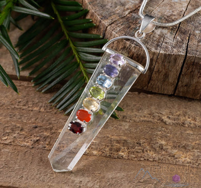 Chakra Crystal Sacred Orgonite Pendant Necklace with Amethyst and Smelting  Stone - Orgone Pyramids