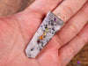 CHAKRA & Rainbow MOONSTONE Crystal Pendant - Crystal Points, Handmade Jewelry, Healing Crystals and Stones, E1919-Throwin Stones