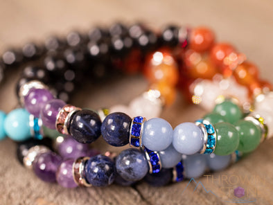 7 Chakra Healing Crystals Bracelet  Chakra beads, Chakra bracelet, Crystal  healing bracelets
