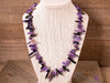 CHAROITE Crystal Necklace - Chip Beads - Long Crystal Necklace, Beaded Necklace, Handmade Jewelry, E1373-Throwin Stones