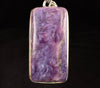 CHAROITE Crystal Pendant - Sterling Silver - Fine Jewelry, Healing Crystals and Stones, 52886-Throwin Stones