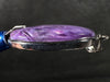 CHAROITE Crystal Pendant - Sterling Silver, Oval - Handmade Jewelry, Healing Crystals and Stones, 50821-Throwin Stones
