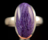 CHAROITE Crystal Ring - Size 6, Sterling Silver Ring - Gemstone Ring, Fine Jewelry, 52159-Throwin Stones