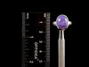 CHAROITE Crystal Ring - Size 7.5, Sterling Silver Ring - Gemstone Ring, Fine Jewelry, 52161-Throwin Stones