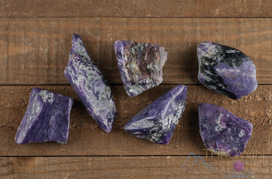 CHAROITE Tumbled Stones - Tumbled Crystals, Self Care, Metaphysical Healing Pocket Rocks, E0024-Throwin Stones